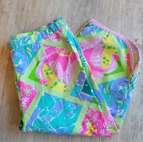 Lilly Pulitzer Cropped Pants, Girls 7 - Picture 3 of 5